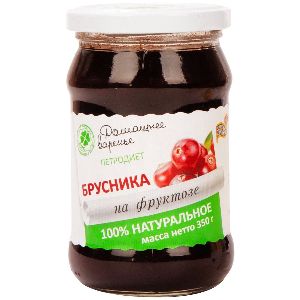 Варенье Здоровые Сладости домашнее Брусника не содержит сахара