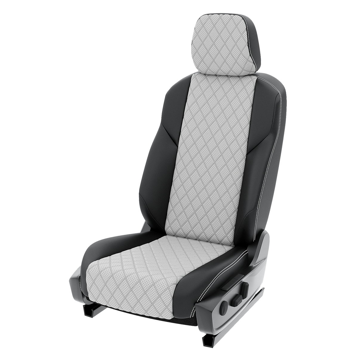 

Чехлы на сиденья Click Auto для Lada Калина 2 CA1625CF2S513 Экокожа ромб Черный Белый, Белый;черный, CA1625