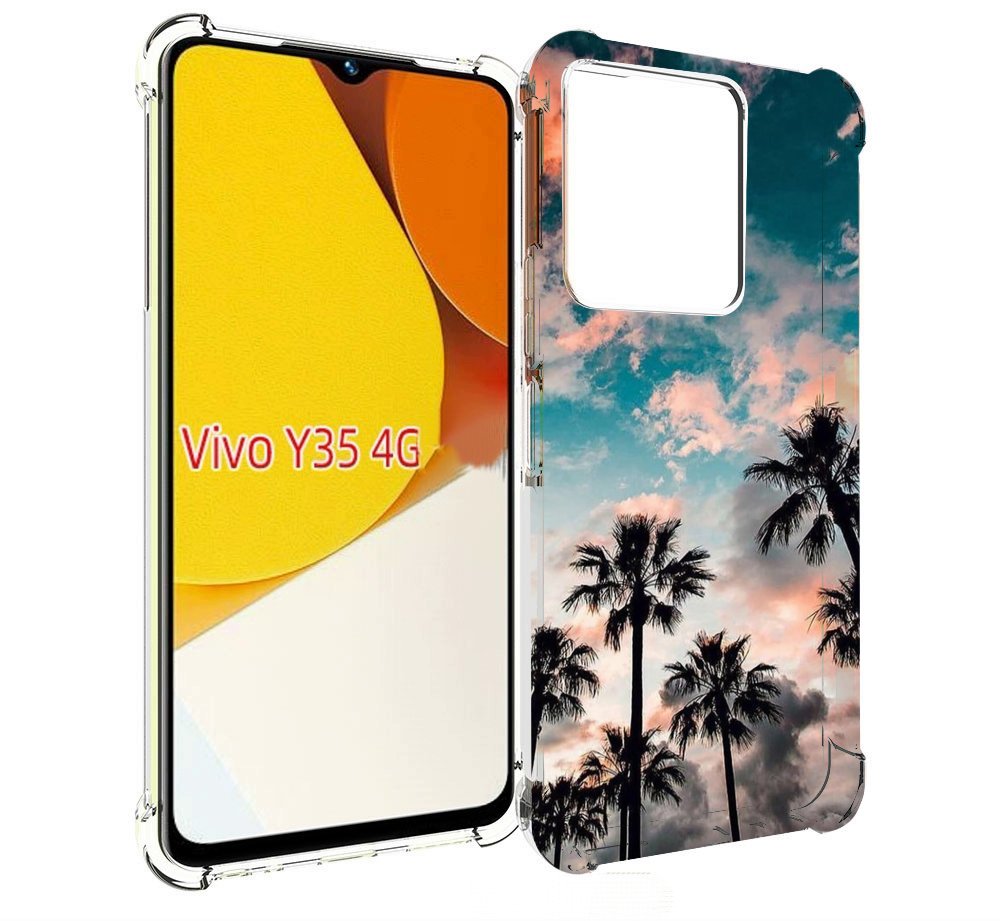 

Чехол MyPads небо-с-пальмами для Vivo Y35 4G 2022 / Vivo Y22, Прозрачный, Tocco