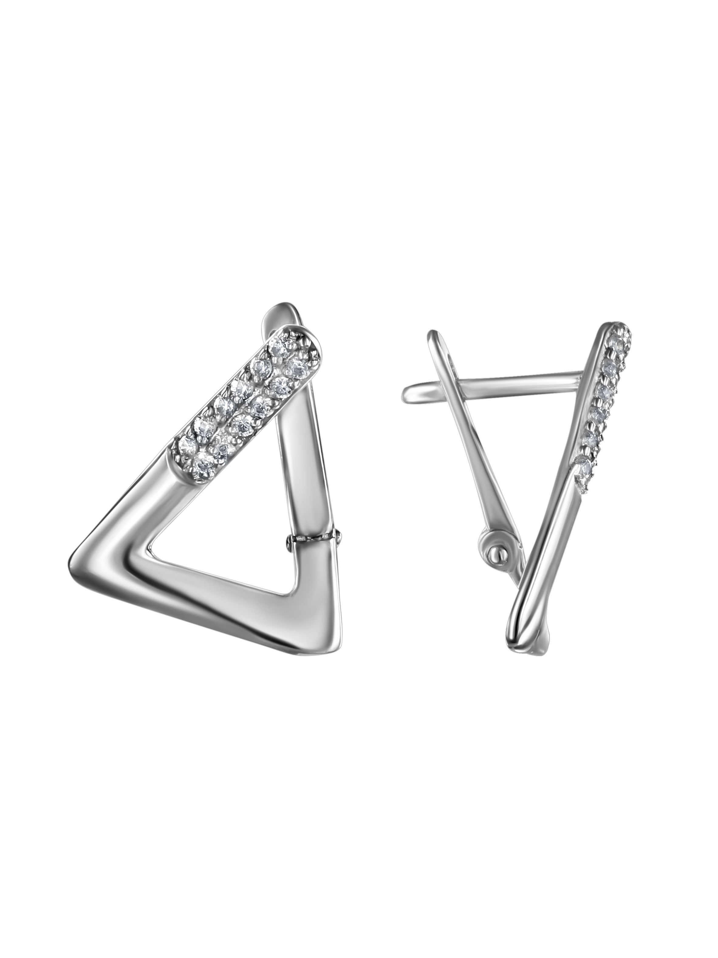 

Серьги из серебра с фианитом TEOSA 10220-0565-CZ