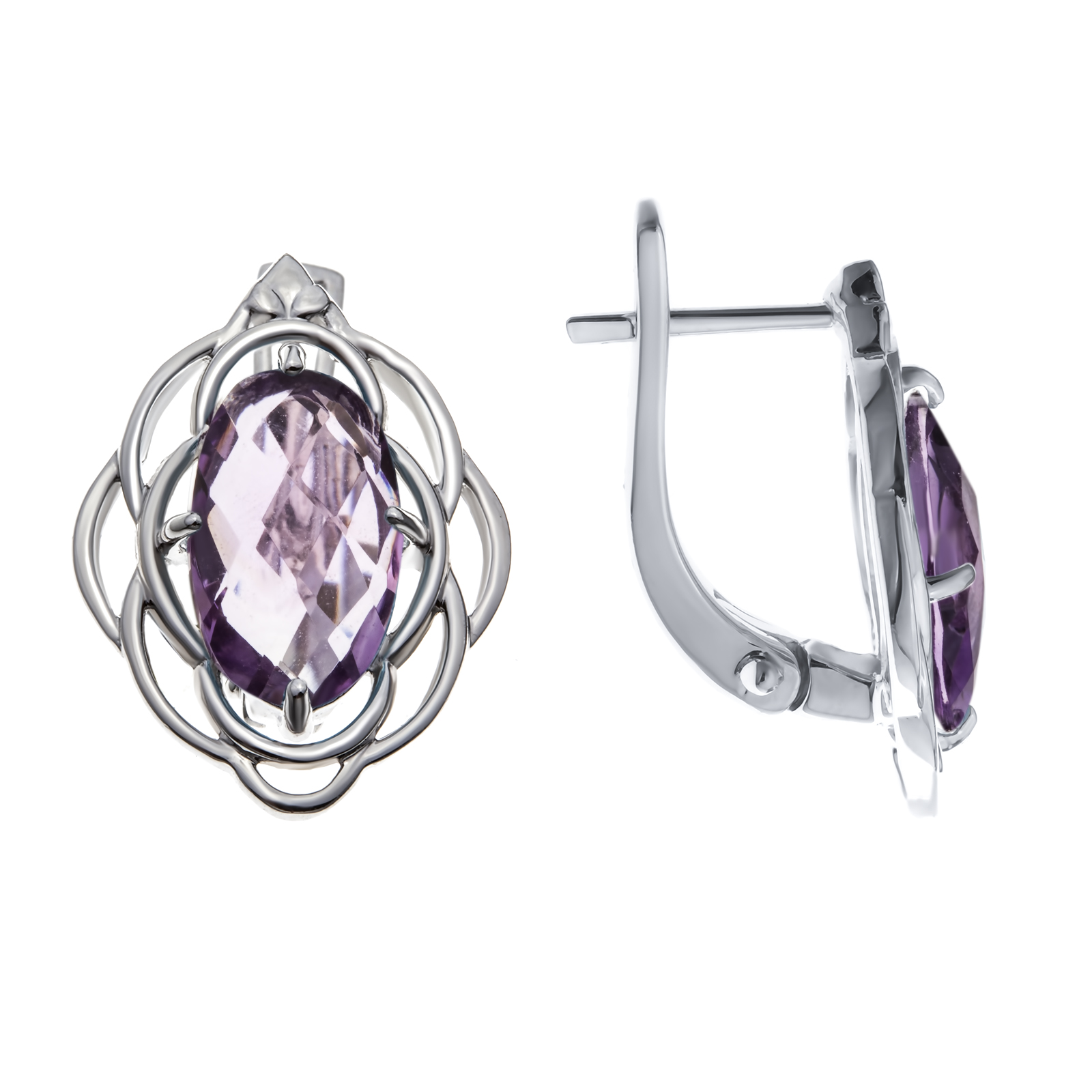 

Серьги из серебра с аметистом TEOSA E-DRGR00849-AM, E-DRGR00849-AM