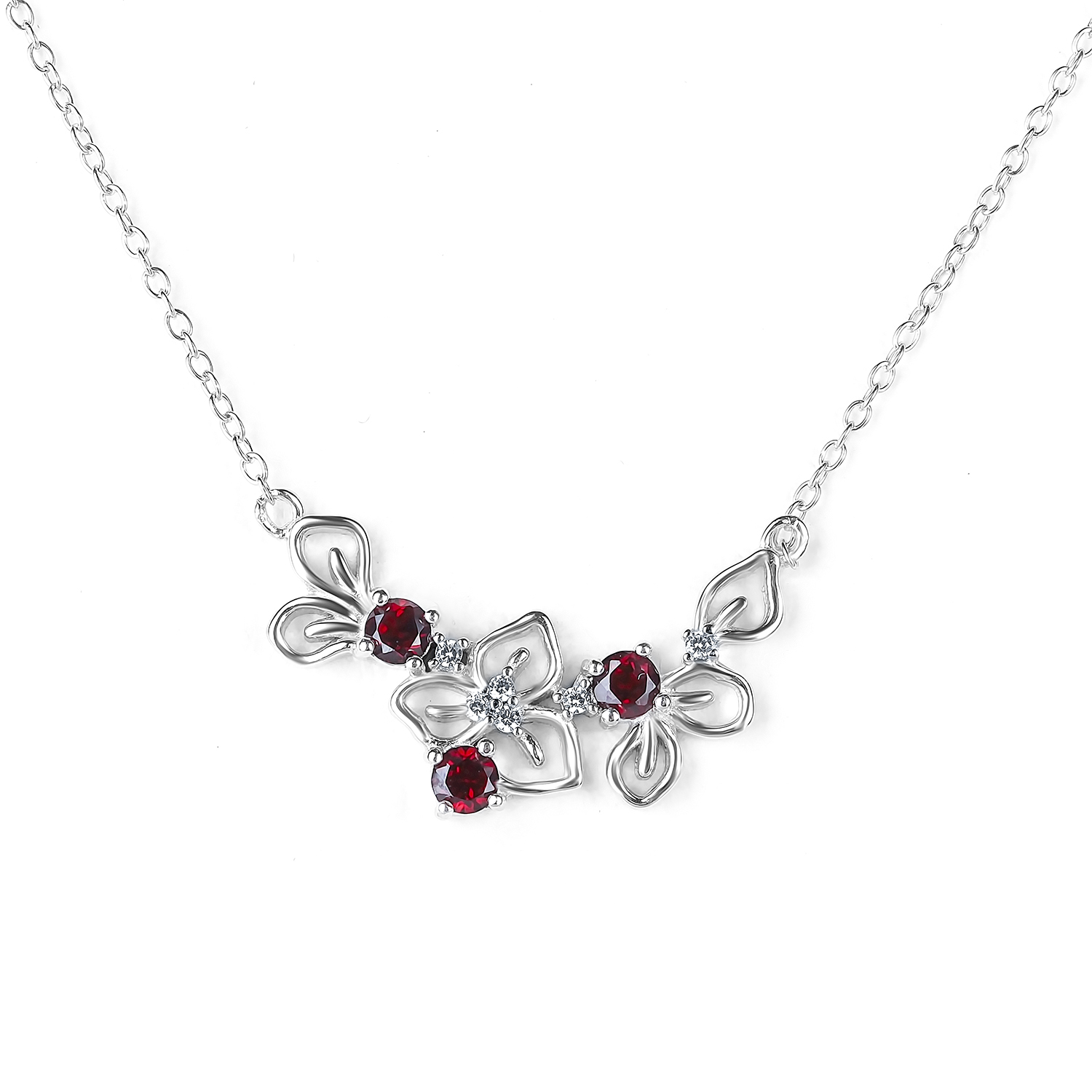 

Колье из серебра с гранатом 45 см TEOSA N-DRGR00857-GR, N-DRGR00857-GR