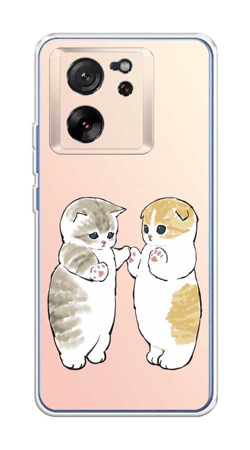 

Чехол на Xiaomi 13T/13T Pro "Пухлые котики", Розовый;бежевый;серый, 319850-1