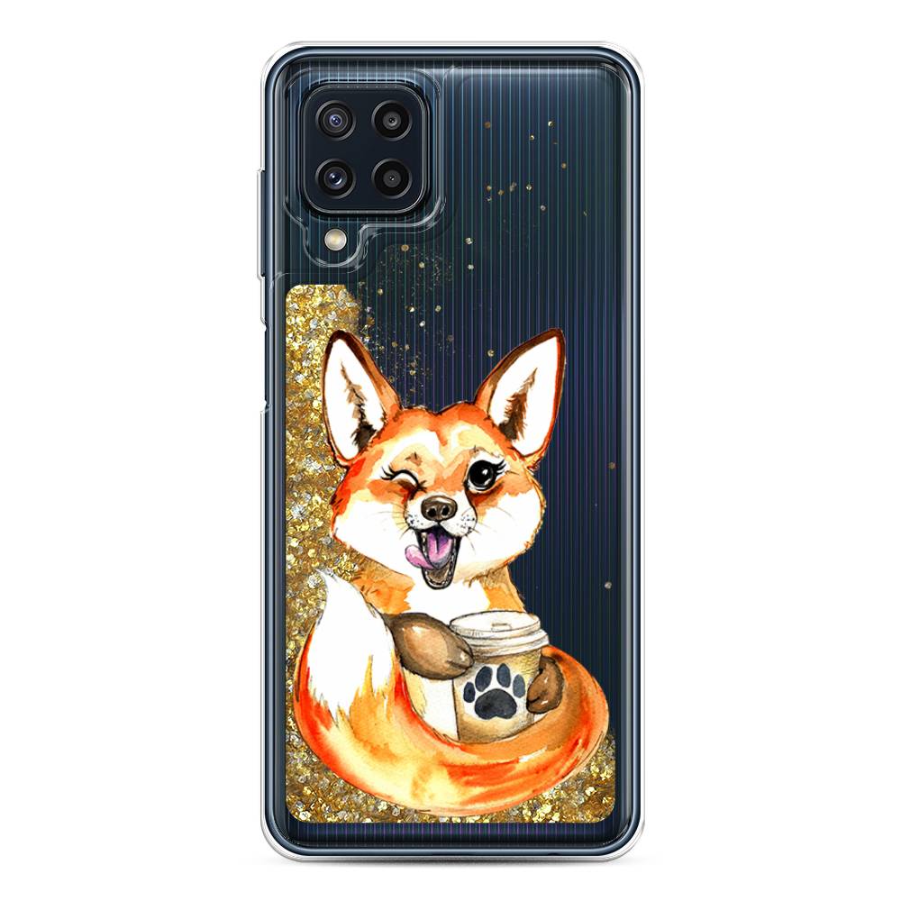 

Чехол Awog на Samsung Galaxy M32 / Самсунг M32 "Подмигивающая лиса с кофе", 2103590-1
