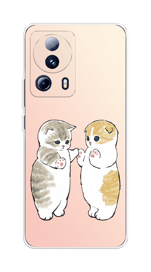 

Чехол на Xiaomi 13 Lite "Пухлые котики", Розовый;бежевый;серый, 318150-1