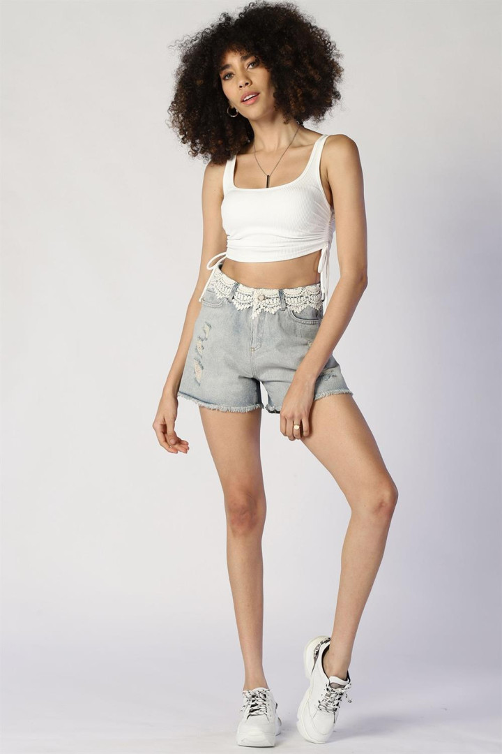

Шорты женские Pera Moda 20SB17000007-023 голубые 40 RU (товары доставляются из-за рубежа), 20SB17000007-023