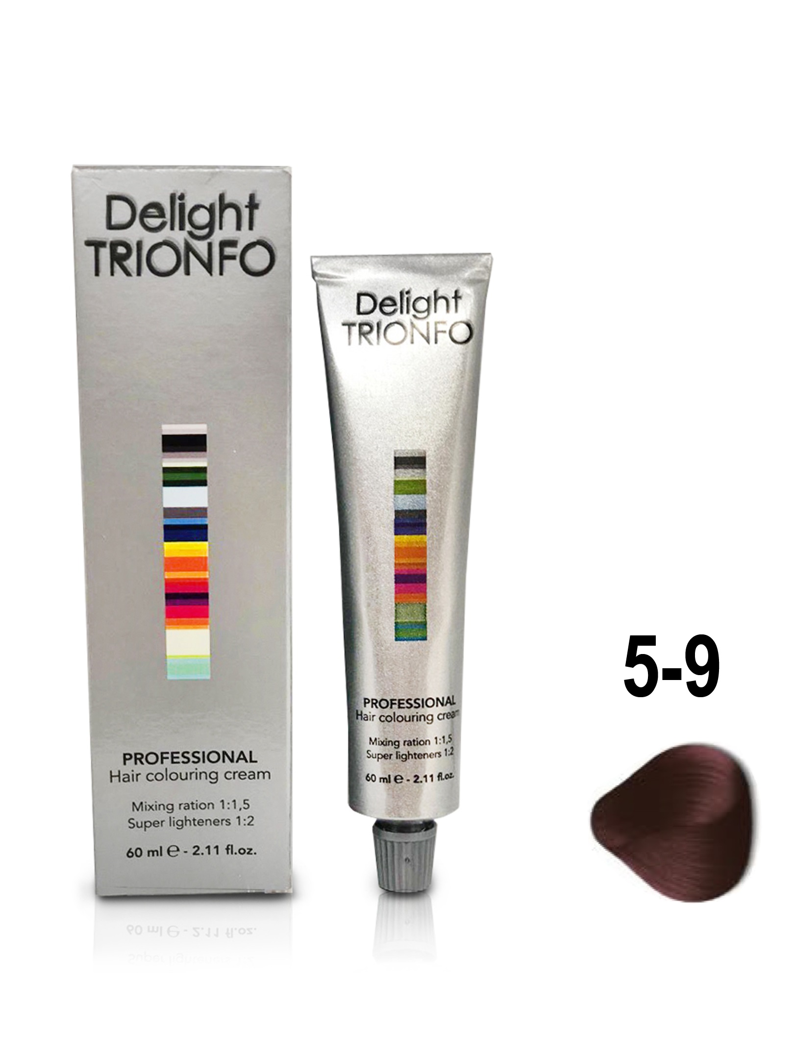 фото Краска для волос constant delight trionfo 5-9 светлый коричневый фиолетовый 60 мл