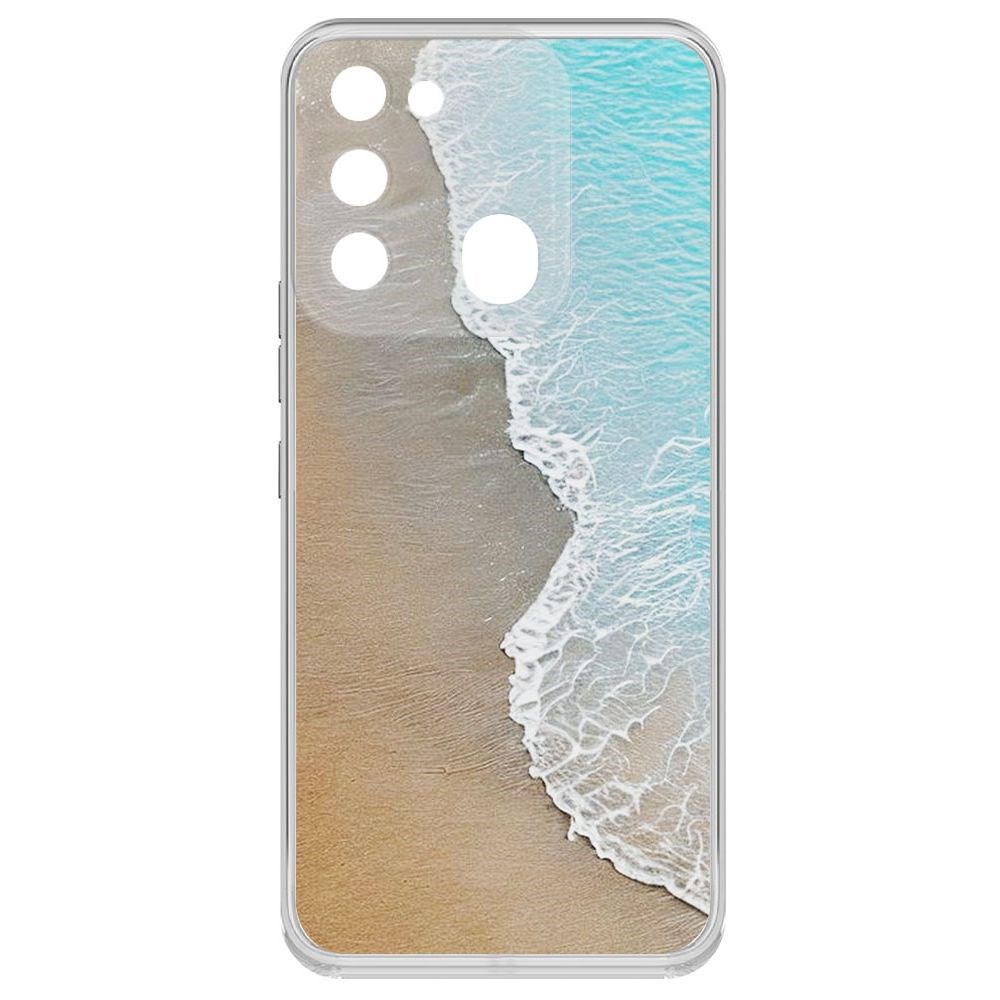 

Чехол-накладка Krutoff Clear Case Прибой для TECNO Spark 8C, Прозрачный