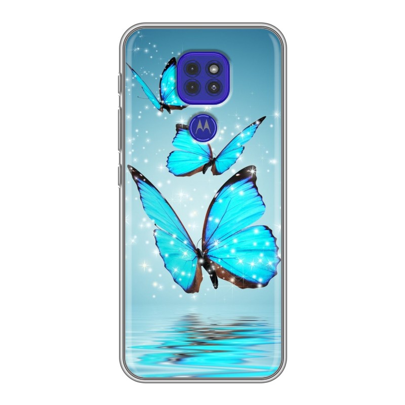 

Чехол для Motorola Moto E7 Plus с рисунком и защитой камеры, 76055