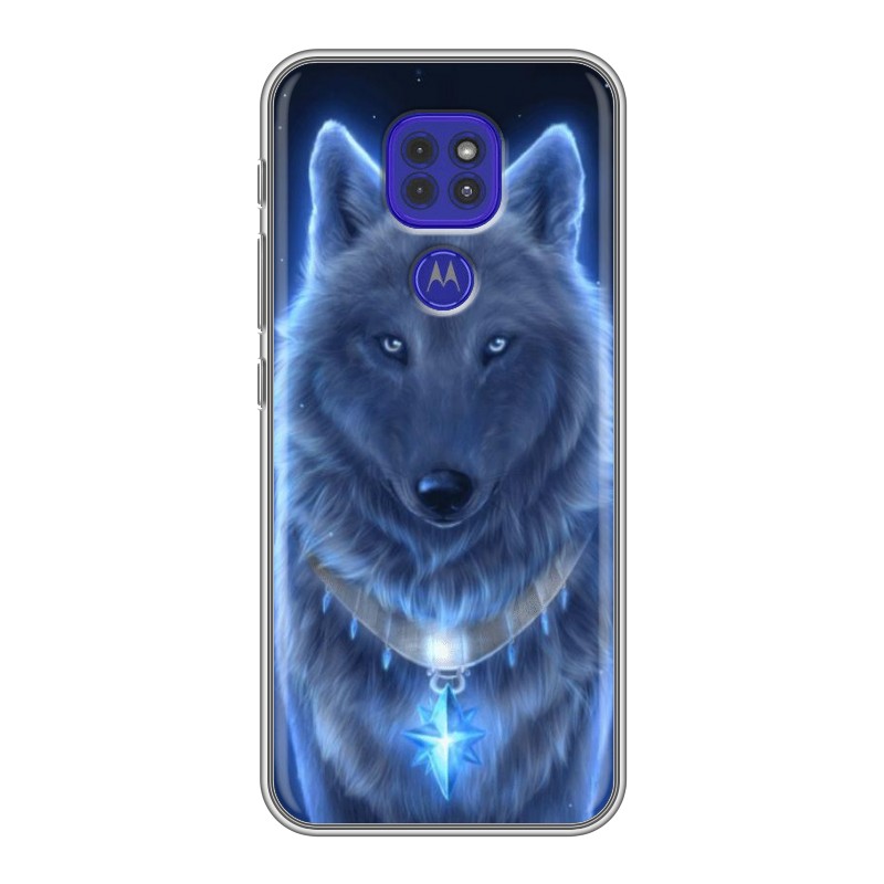

Чехол для Motorola Moto E7 Plus с рисунком и защитой камеры, 76055