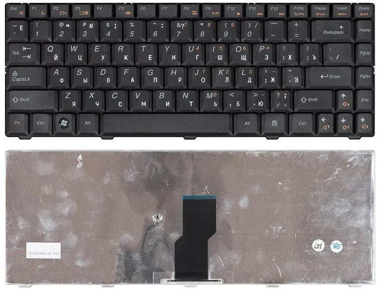 Клавиатура Vbparts для ноутбука Lenovo Lenovo IdeaPad B450, B450A, B450L