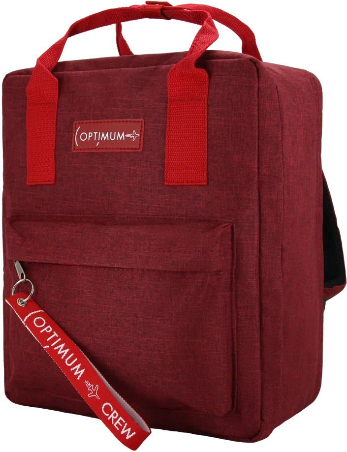 

Дорожный рюкзак унисекс Optimum Pobeda красный, 36х30х27 см, Pobeda
