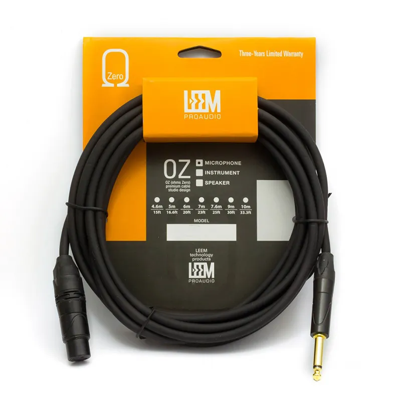 Инструментальный кабель Leem MHI-7 XLR-635 мм jack mono 7m 3218₽