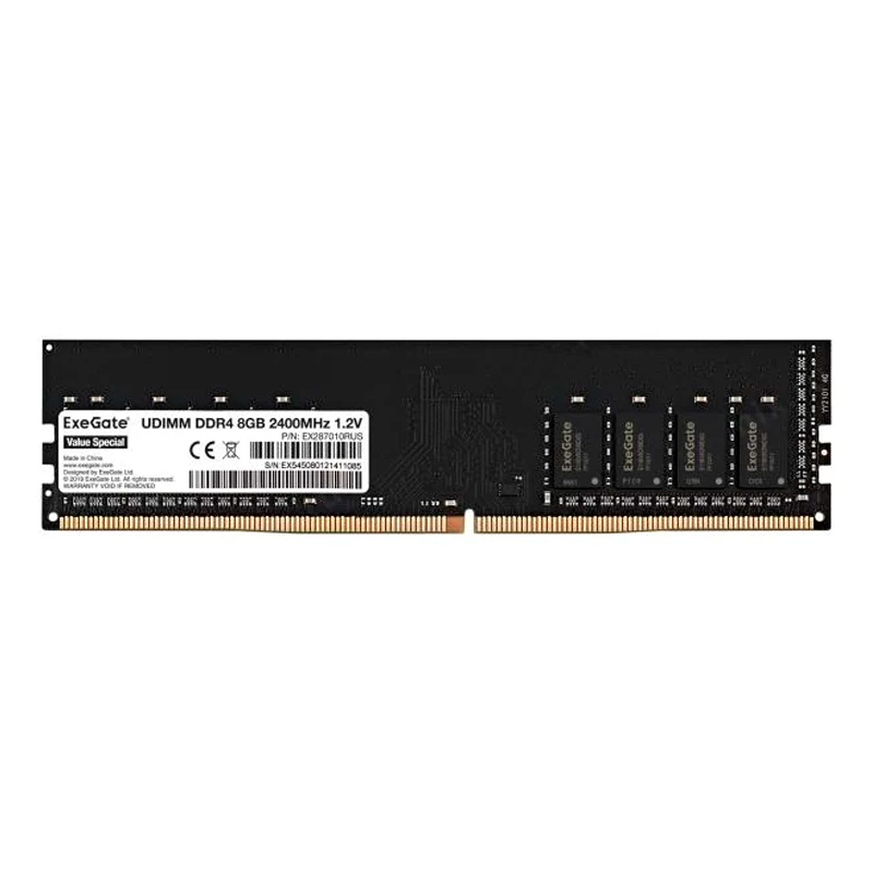 Оперативная память Exegate Value Special 8Gb DDR4 2400MHz (EX287010RUS)