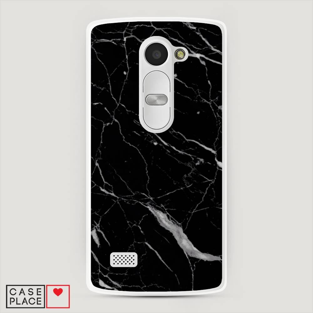 фото Чехол awog "черный минерал" для lg leon (h324)
