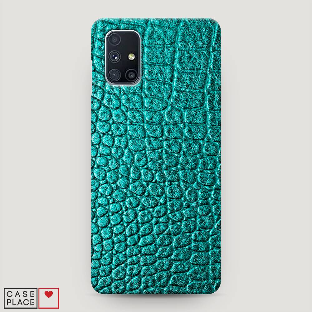 

Пластиковый чехол "Бирюзовая змея" на Samsung Galaxy M51, 2101520-2