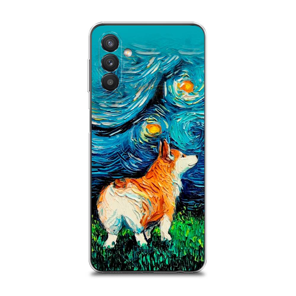 

Чехол для Samsung Galaxy A13 5G/A04s "Корги звёздная ночь", Коричневый;белый;зеленый, 2104150-1