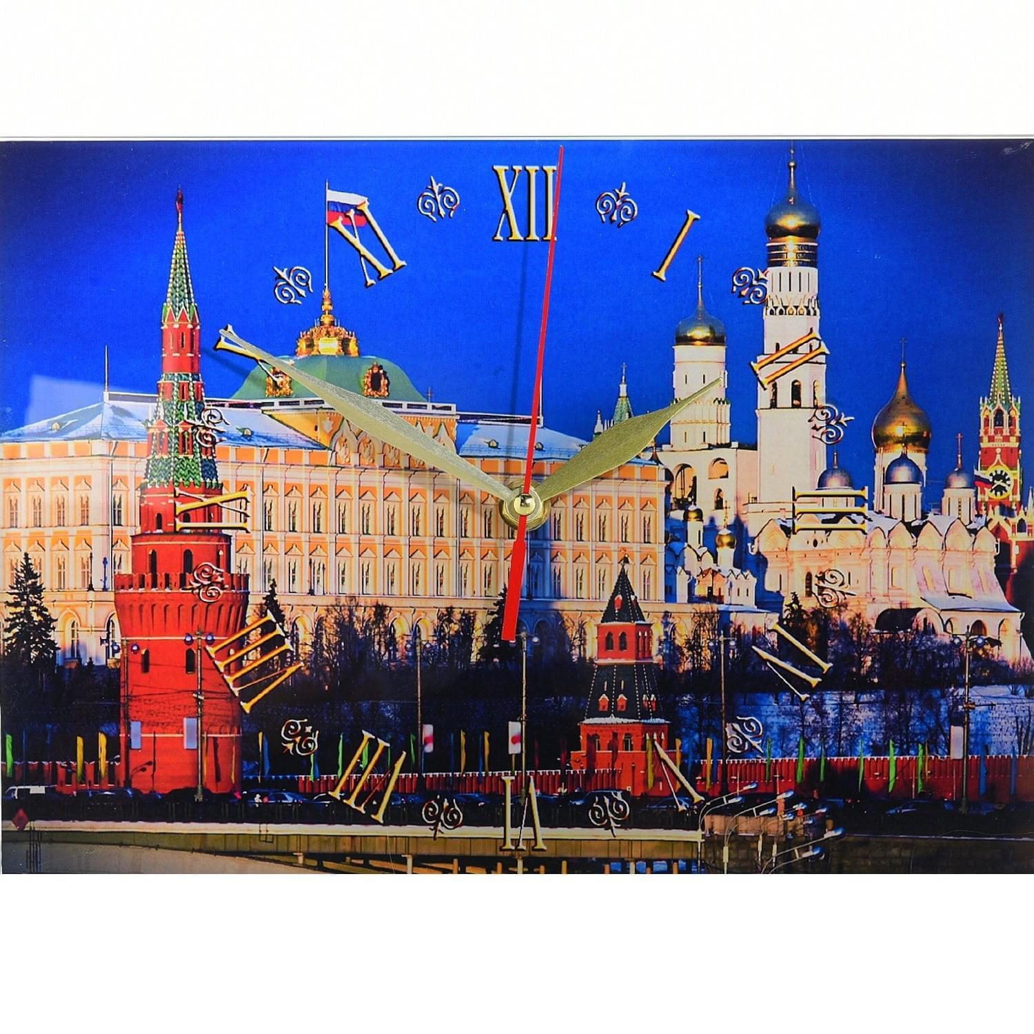 

Часы настенные сувенирные "Москва. Коллаж"