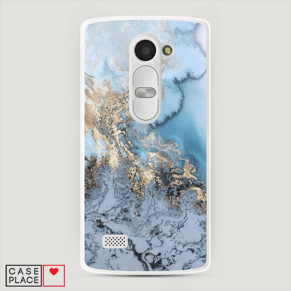 

Чехол Awog "Морозная лавина синяя" для LG Leon (H324)