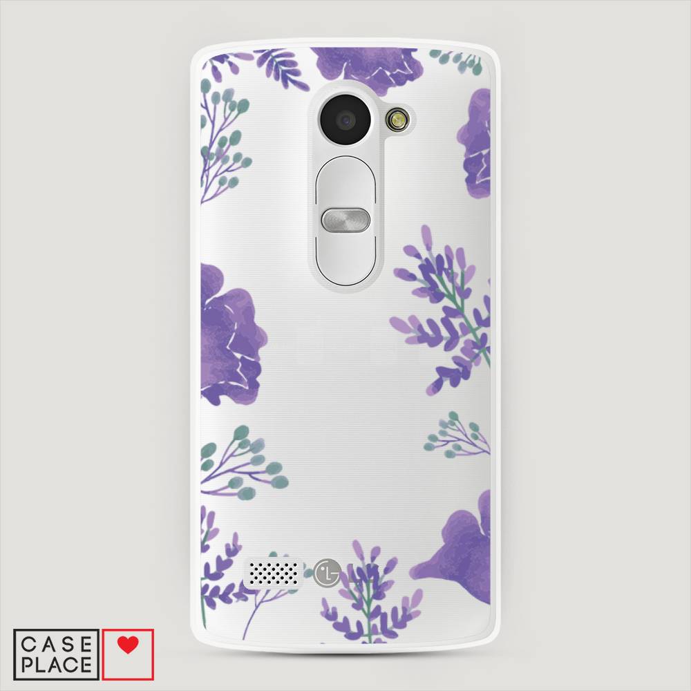 

Чехол Awog "Сиреневая цветочная рамка" для LG Leon (H324)