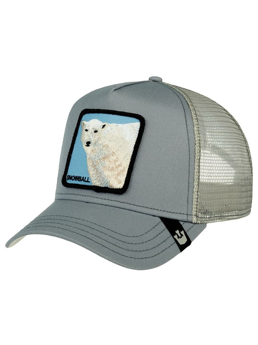 

Бейсболка унисекс GOORIN BROTHERS Animal Farm Bearrr, серый, Animal Farm Bearrr