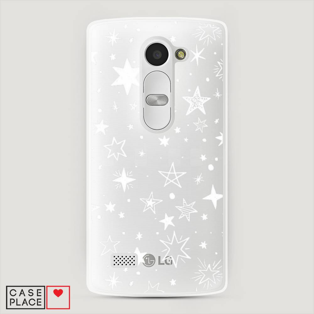 

Чехол Awog "Звездочки графика белая" для LG Leon (H324)