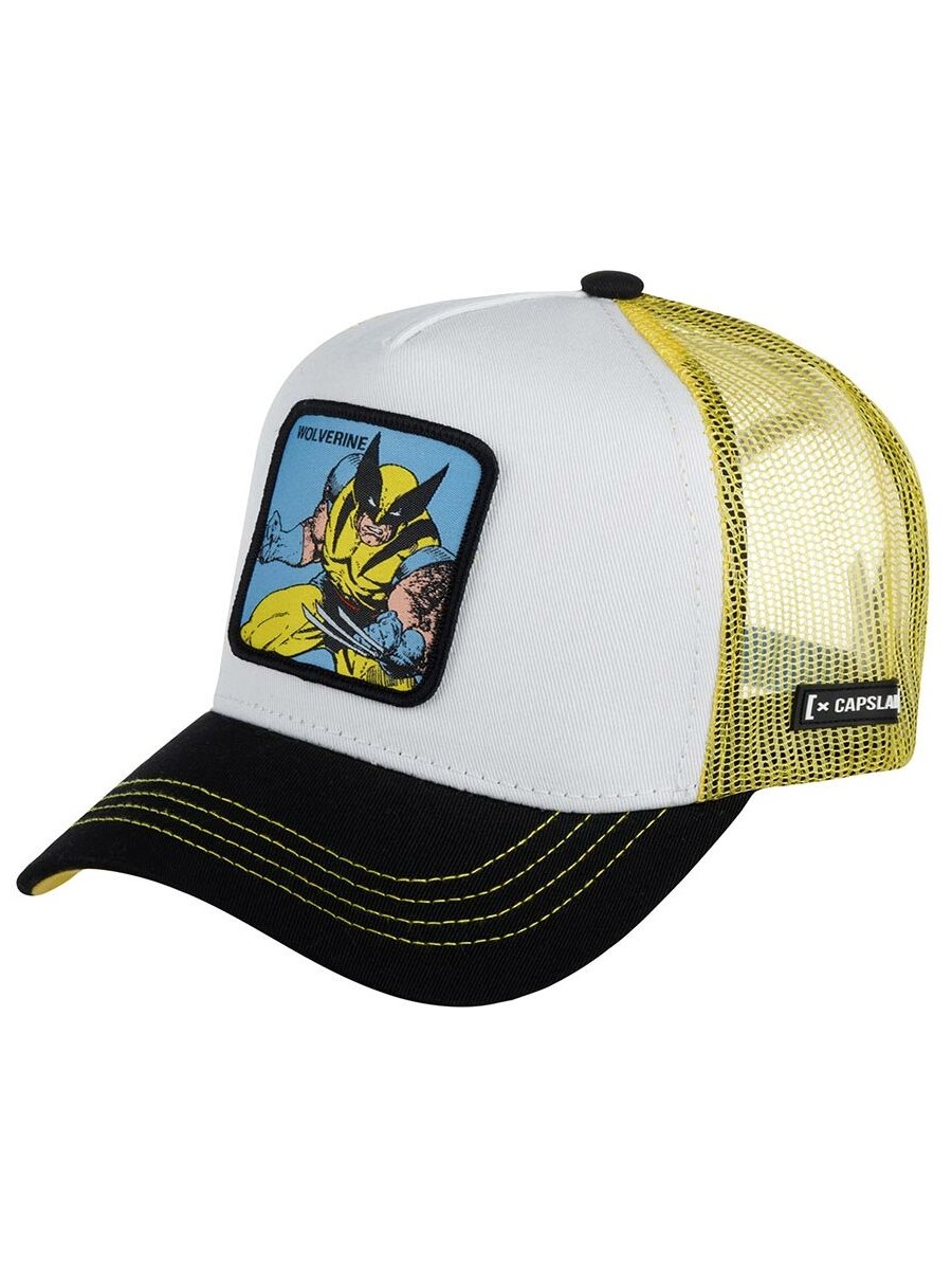 

Бейсболка унисекс CAPSLAB Marvel Wolverine белая, Разноцветный, Marvel Wolverine