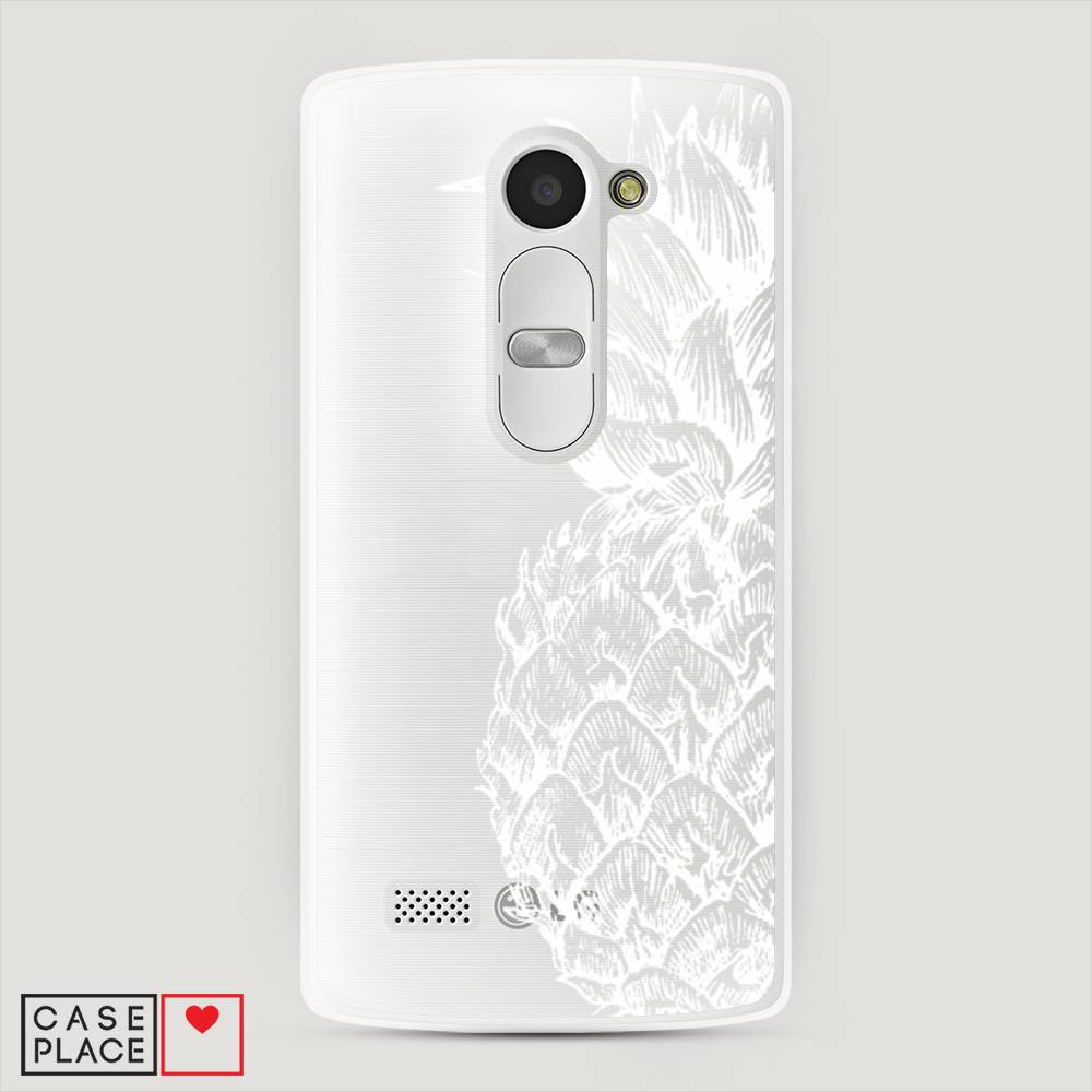 

Чехол Awog "Ананас графика белая" для LG Leon (H324)