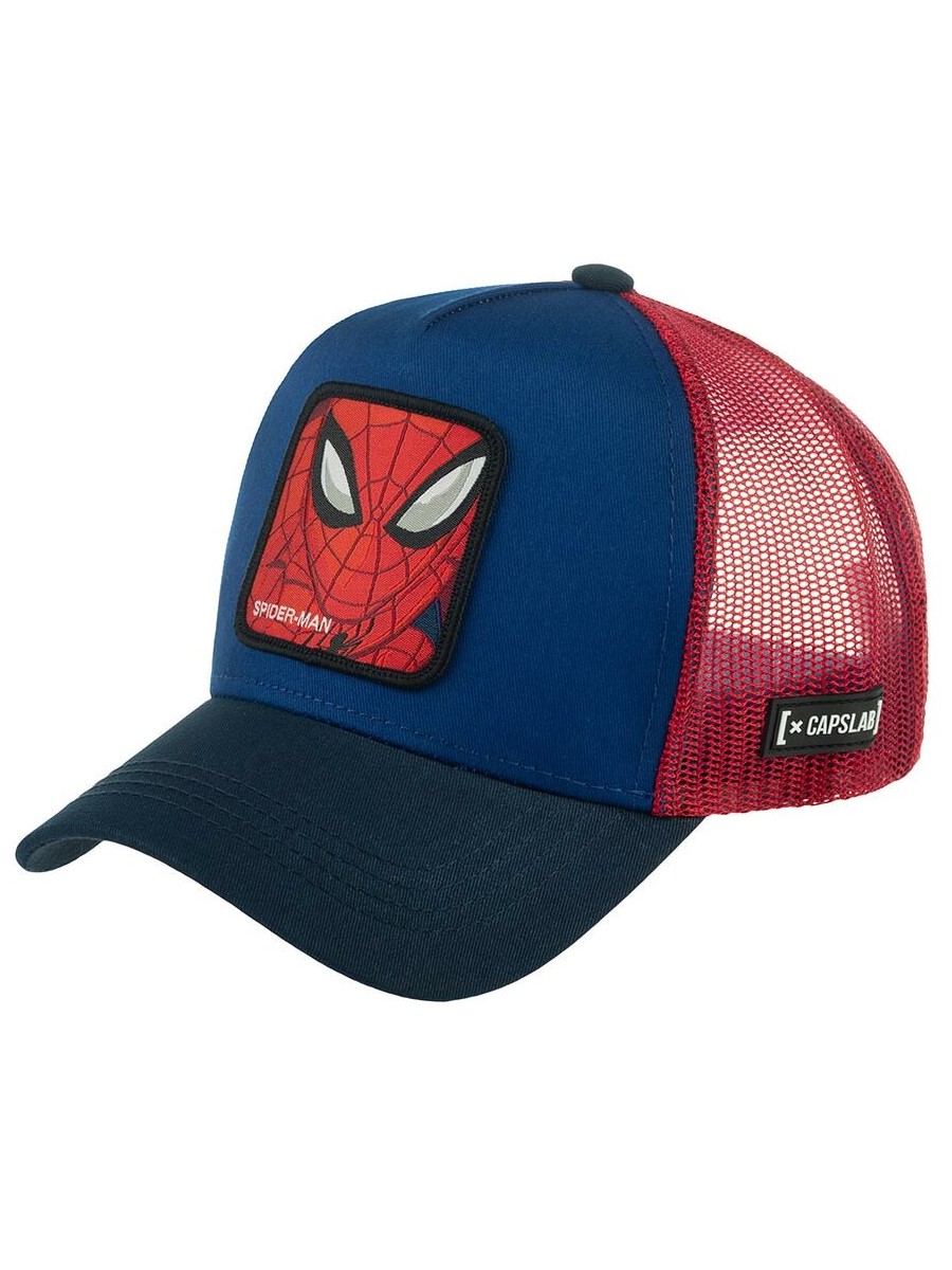

Бейсболка унисекс CAPSLAB Marvel Spider-Man синяя, Разноцветный, Marvel Spider-Man