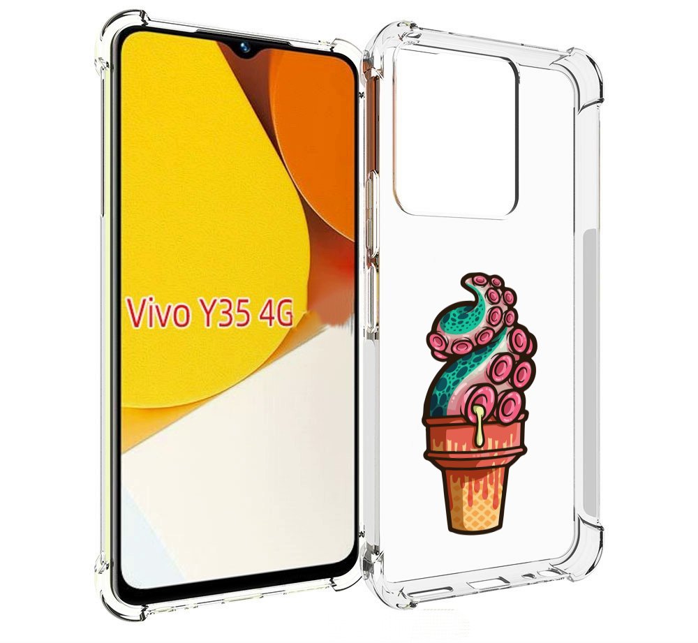 

Чехол MyPads мороженное для Vivo Y35 4G 2022 / Vivo Y22, Прозрачный, Tocco