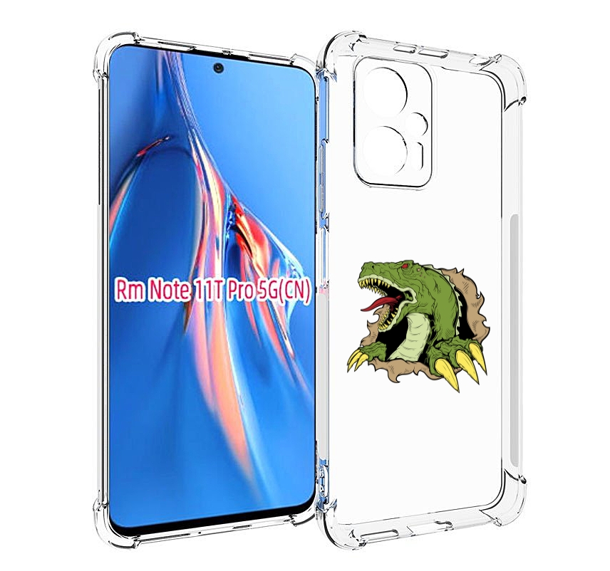 

Чехол MyPads годзила для Xiaomi Redmi Note 11T Pro / 11T Pro Plus / Poco X4 GT противоу..., Прозрачный, Tocco