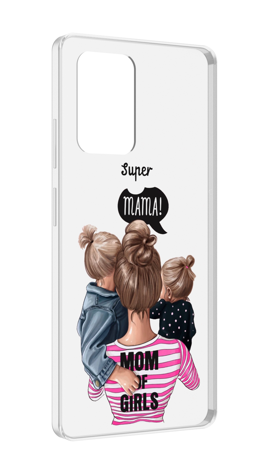 

Чехол MyPads Мама-девочек женский для ZTE Blade V40 Pro, Tocco