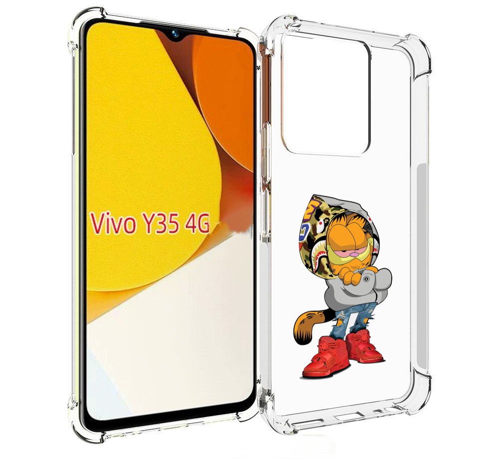

Чехол MyPads модный-котяра детский для Vivo Y35 4G 2022 / Vivo Y22, Прозрачный, Tocco