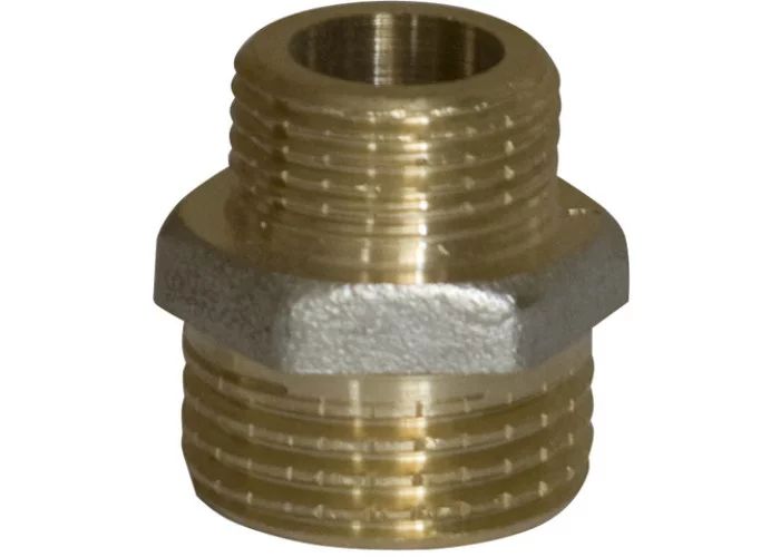 

Ниппель латунь RVC 33018 н/р, 1/4"x1/2", золотистый