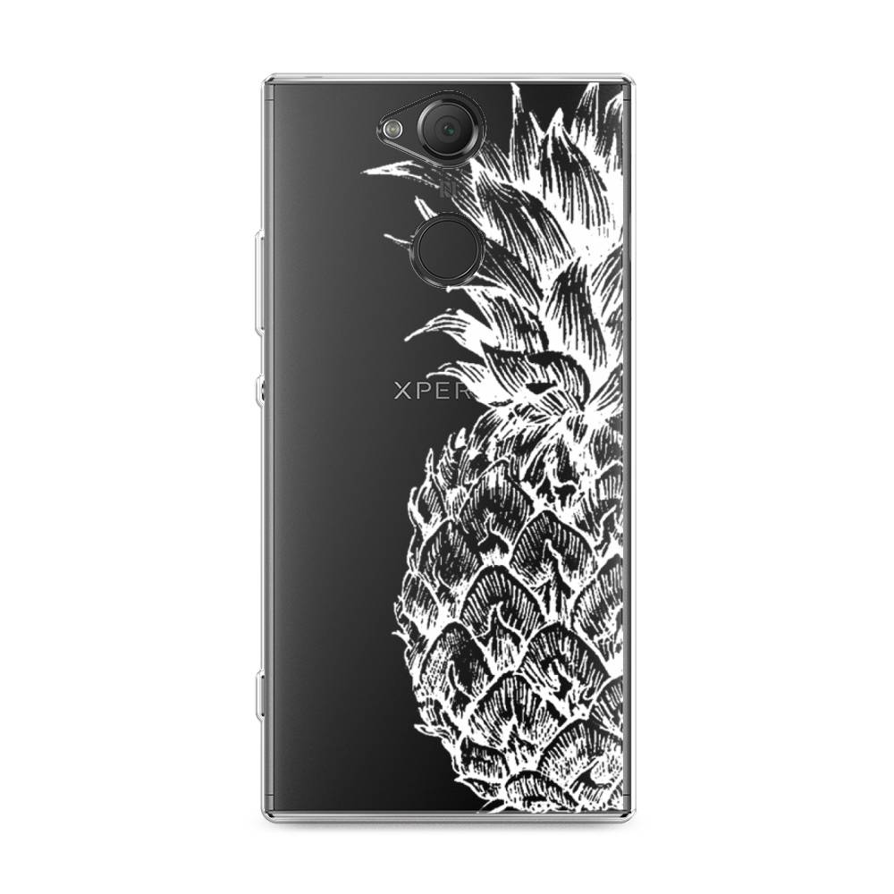 

Чехол Awog на Sony Xperia XA2 Plus "Ананас графика белая", Разноцветный, 53550-10