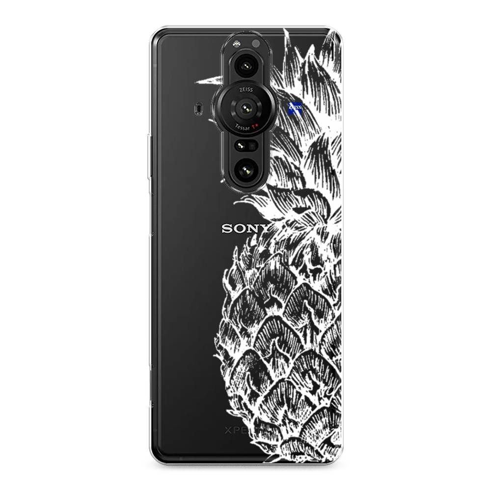

Чехол Awog на Sony Xperia Pro-I "Ананас графика белая", Разноцветный, 55050-10