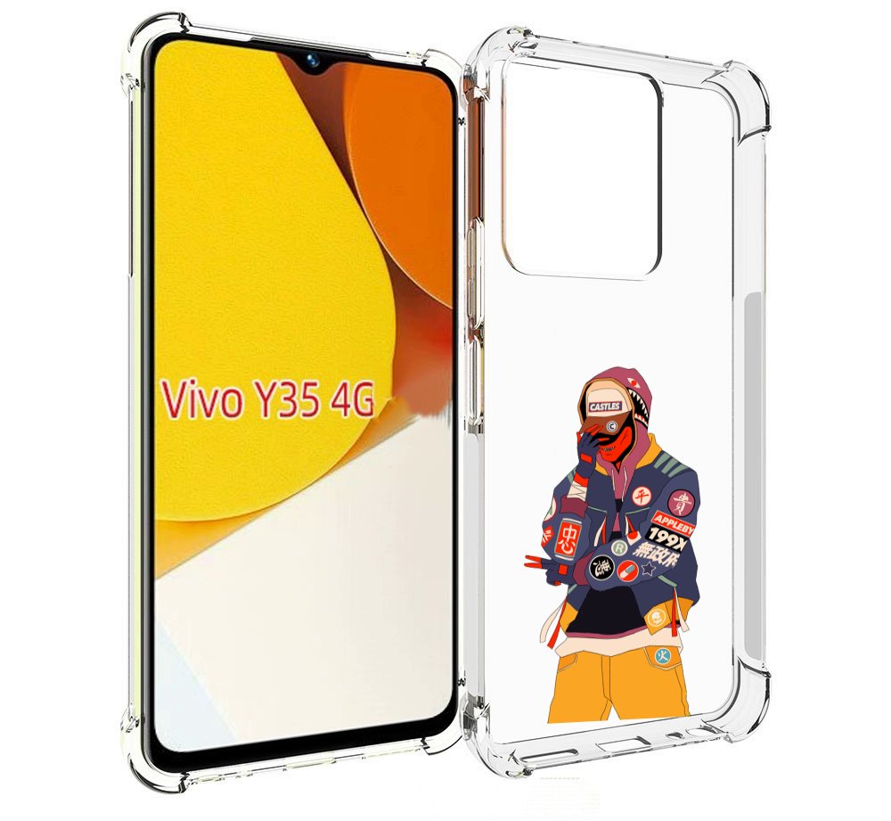 

Чехол MyPads модник для Vivo Y35 4G 2022 / Vivo Y22, Прозрачный, Tocco
