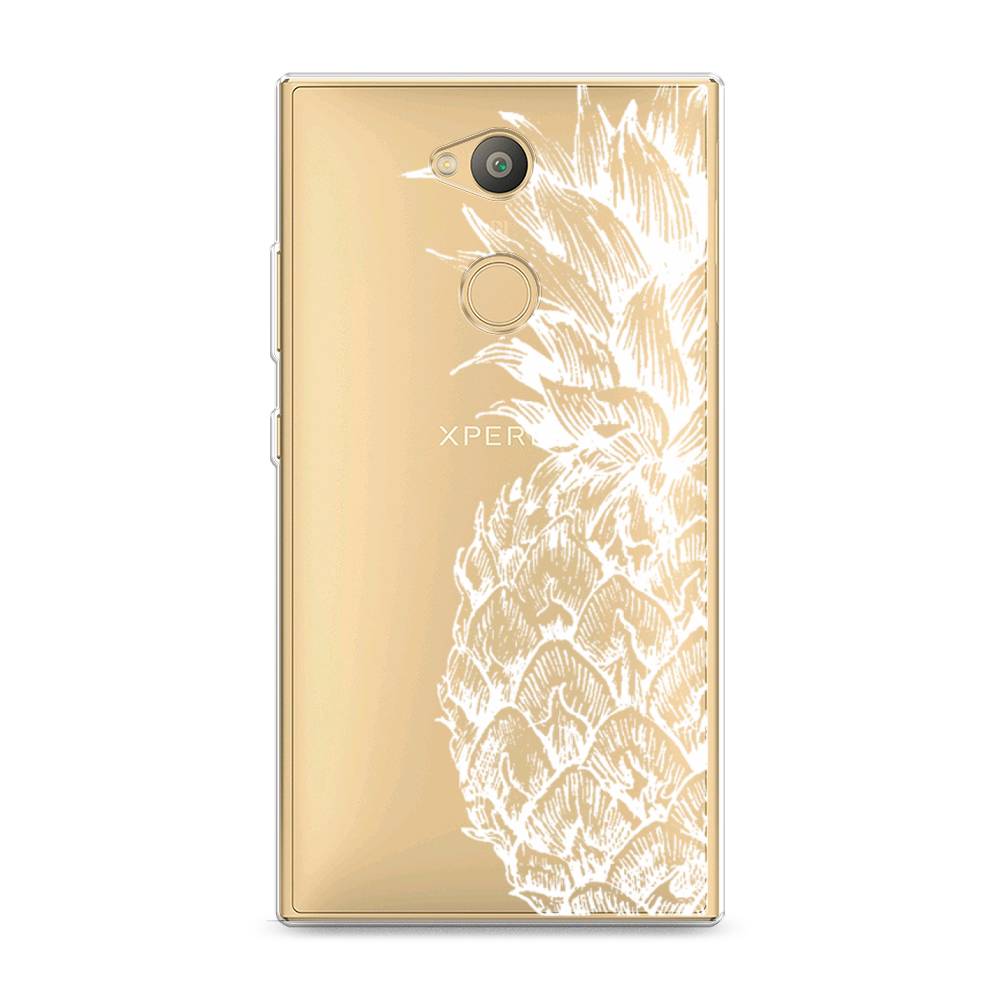 

Чехол Awog на Sony Xperia L2 "Ананас графика белая", Разноцветный, 53450-10