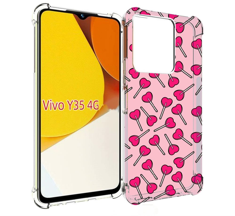 

Чехол MyPads много лединцов для Vivo Y35 4G 2022 / Vivo Y22, Прозрачный, Tocco