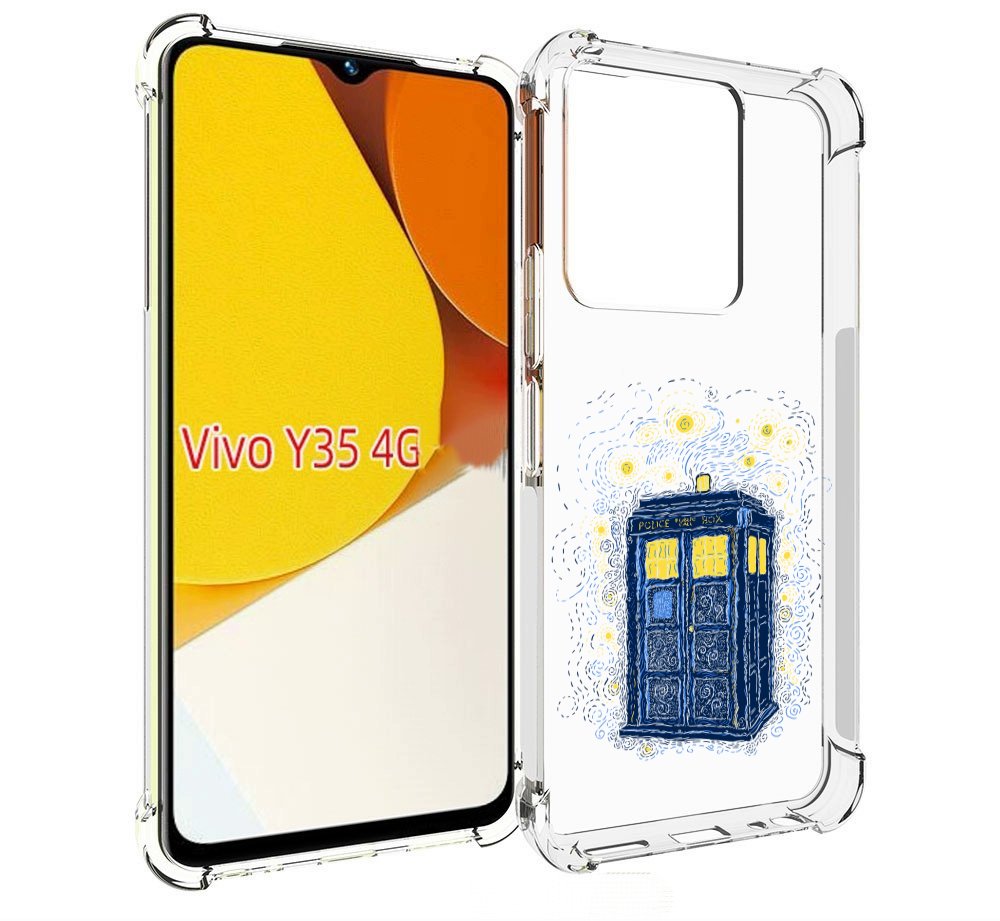 

Чехол MyPads будка рисунок для Vivo Y35 4G 2022 / Vivo Y22, Прозрачный, Tocco