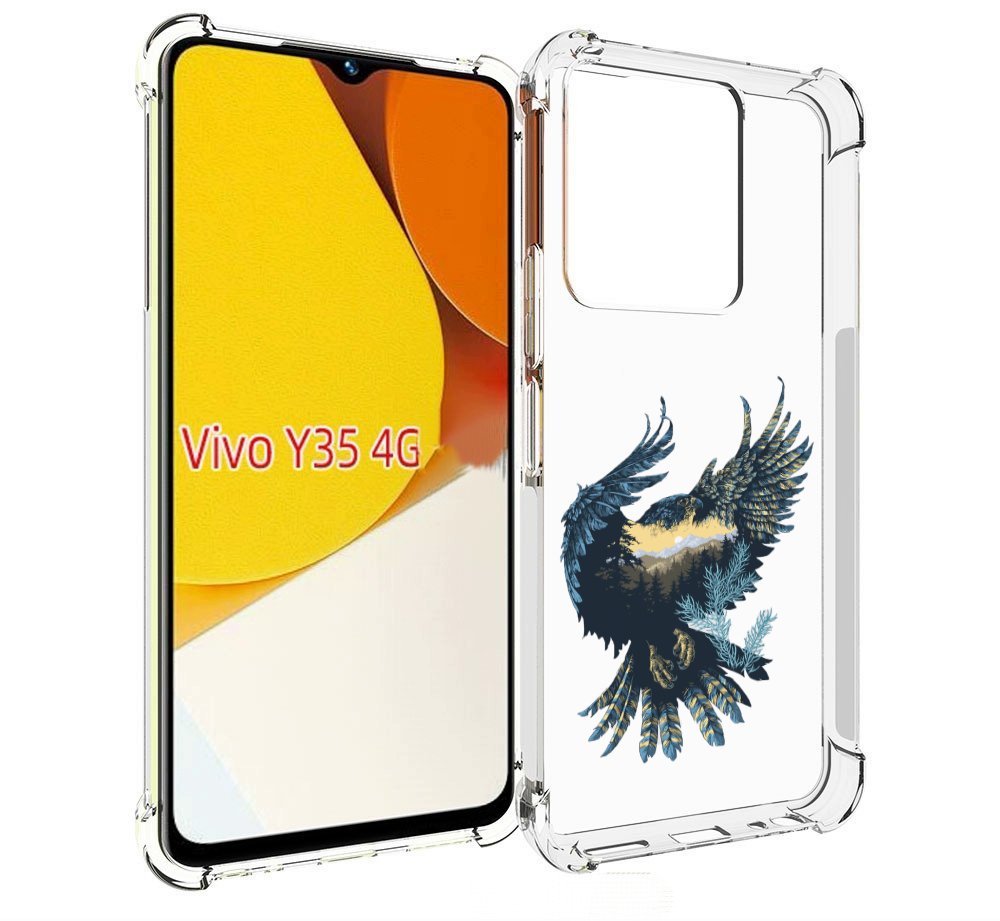 

Чехол MyPads мирок в соколе для Vivo Y35 4G 2022 / Vivo Y22, Прозрачный, Tocco