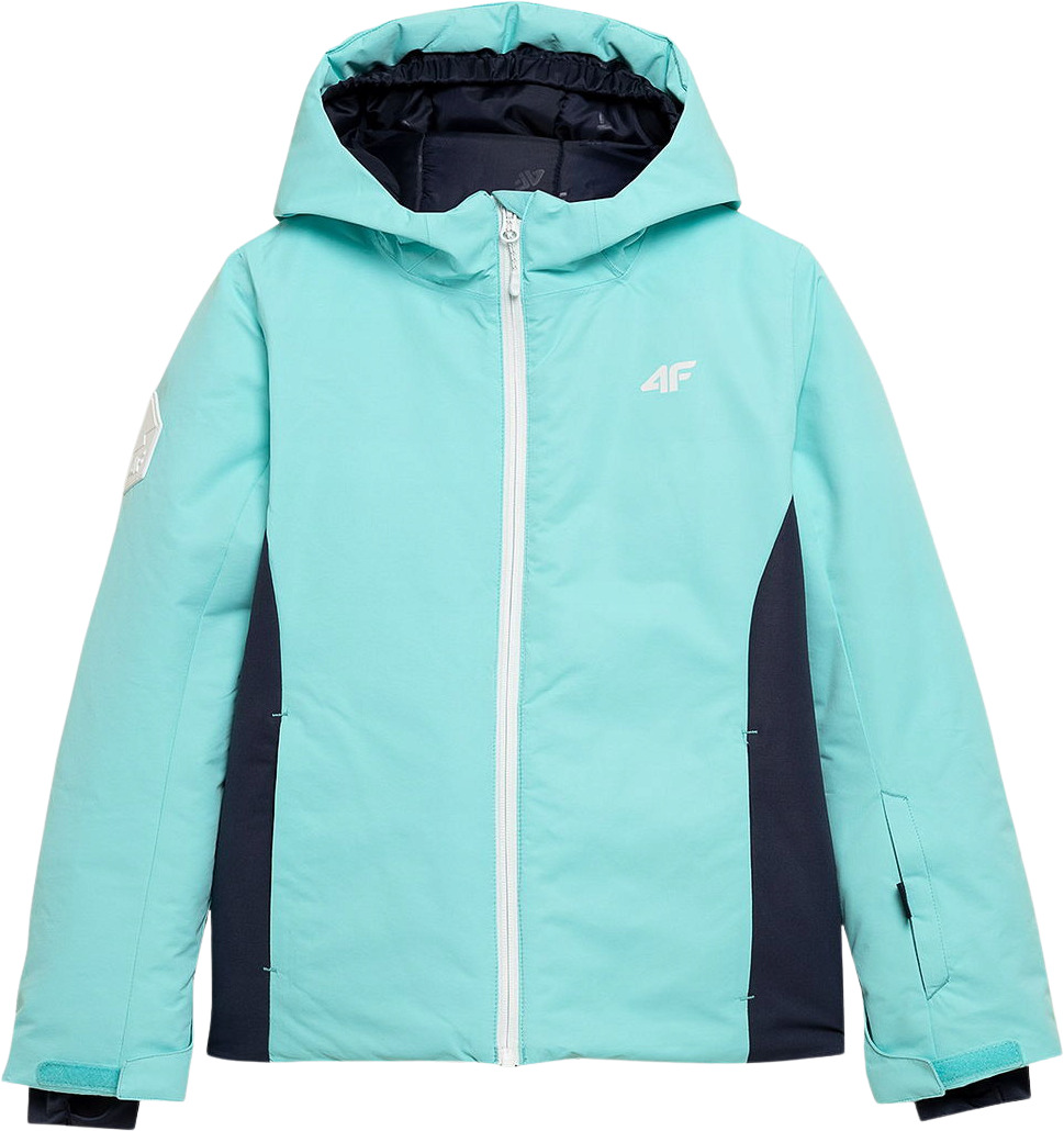 фото Куртка детская 4f girl's ski jackets hjz21-jkudn001a-47s цв.синий р.128