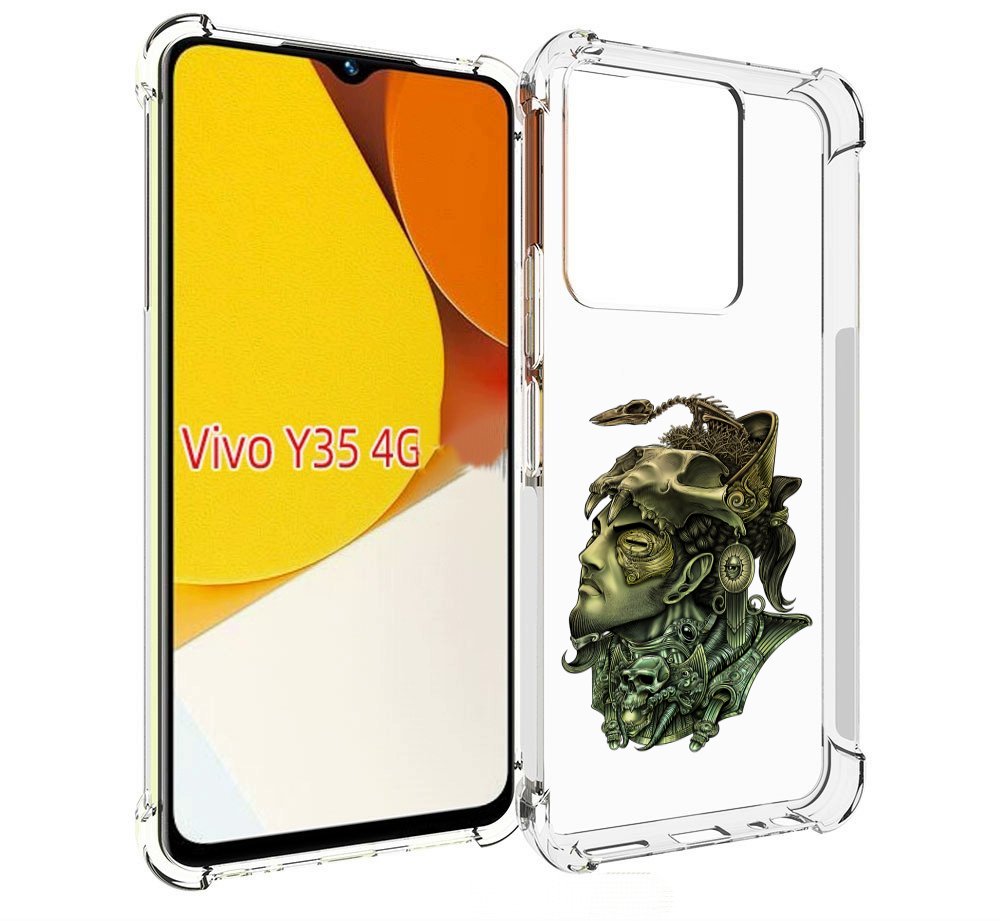 

Чехол MyPads бронзовый воин для Vivo Y35 4G 2022 / Vivo Y22, Прозрачный, Tocco