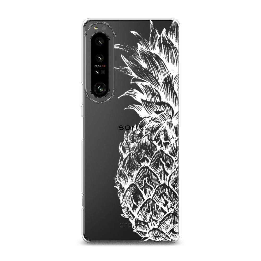 

Чехол Awog на Sony Xperia 1 IV "Ананас графика белая", Разноцветный, 55150-10