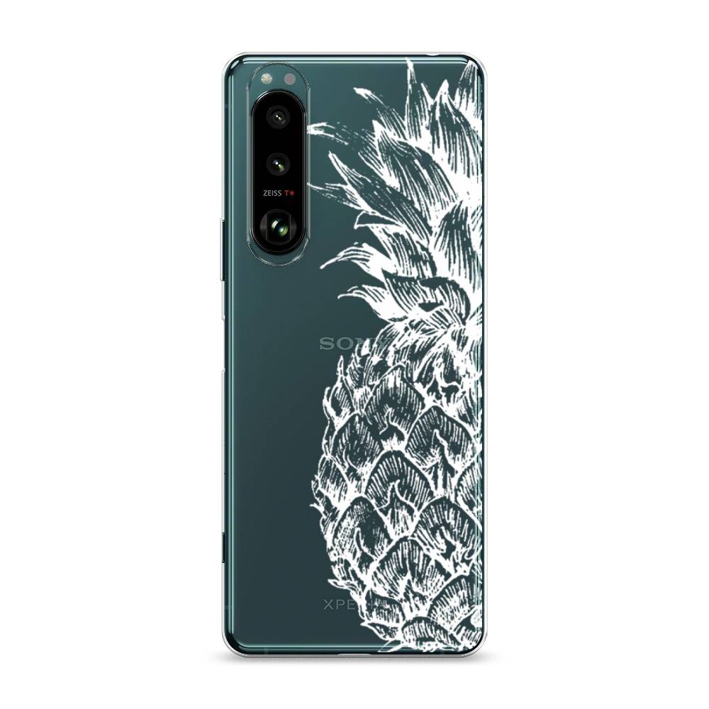 

Чехол Awog на Sony Xperia 1 III "Ананас графика белая", Разноцветный, 54850-10