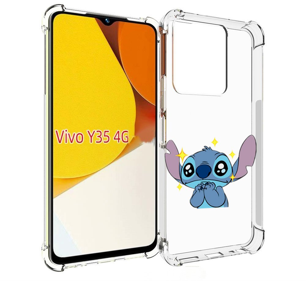 

Чехол MyPads милый-стич детский для Vivo Y35 4G 2022 / Vivo Y22, Прозрачный, Tocco