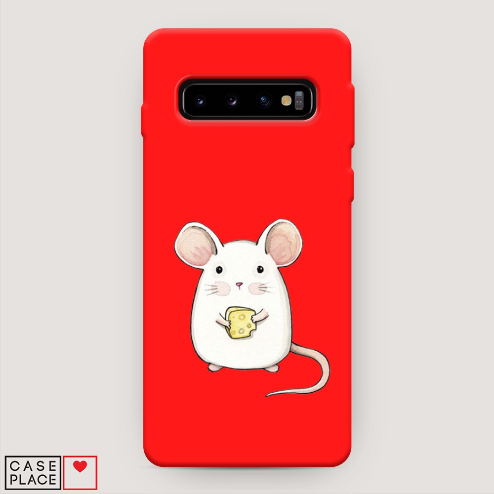 

Чехол Awog на Samsung Galaxy S10 + "Мышка", Разноцветный, 27153-1