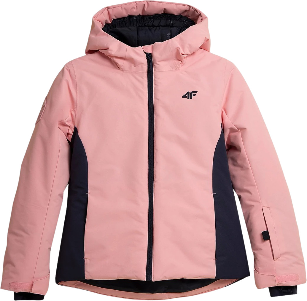 фото Куртка детская 4f girl's ski jackets hjz21-jkudn001-56s цв.розовый р.122