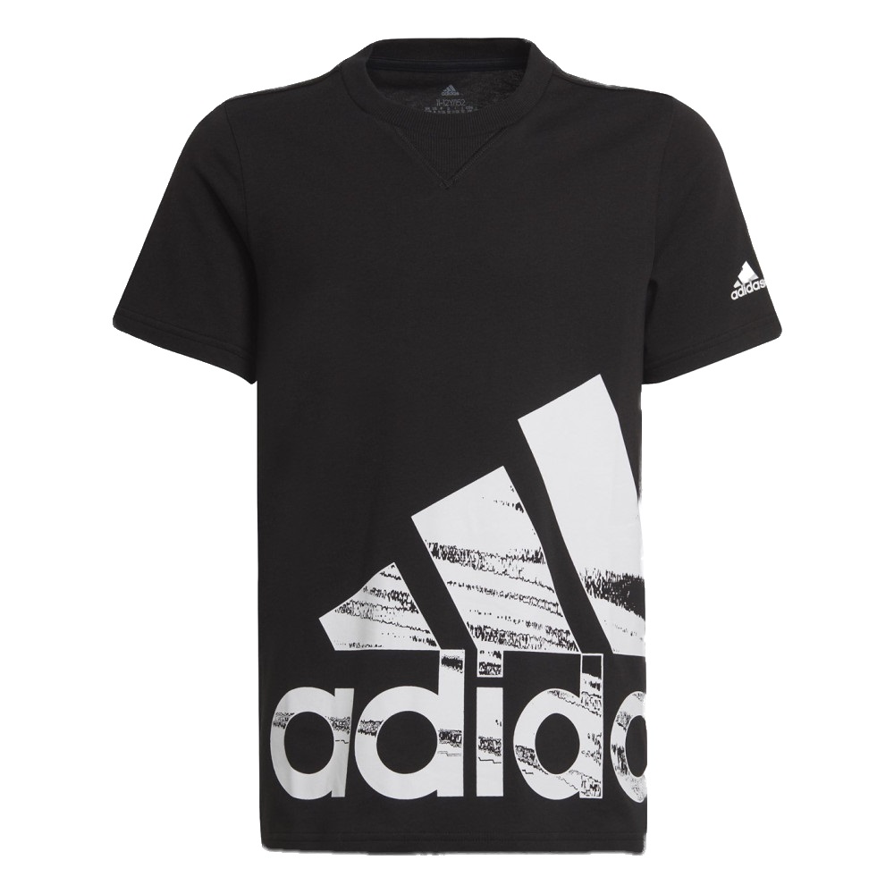 фото Футболка детская adidas logo t-shirt ha4013 цв.черный р.176