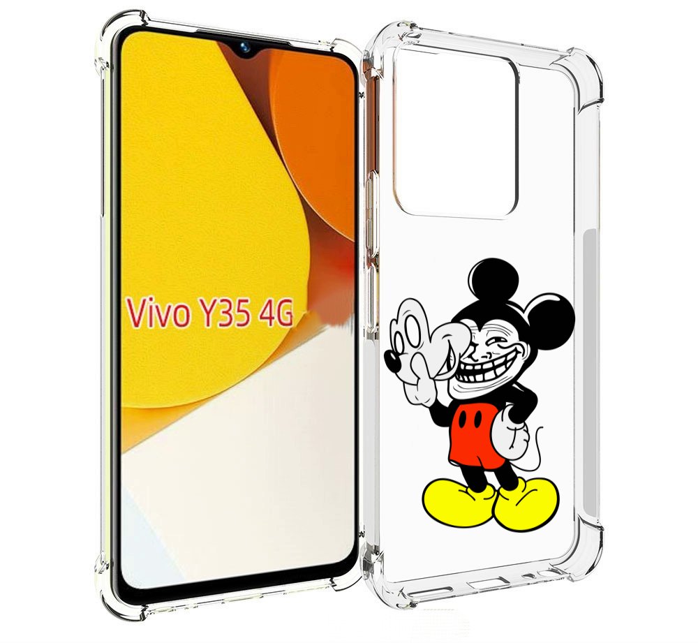 

Чехол MyPads микки-маус-троллер для Vivo Y35 4G 2022 / Vivo Y22, Прозрачный, Tocco